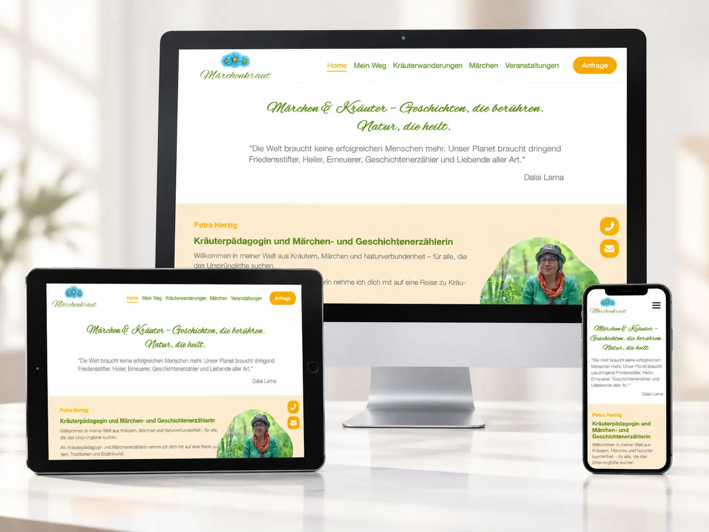 Märchenkraut – Webdesign Schleswig/Selck